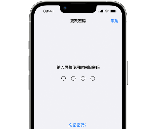 神木iPhone屏幕维修分享iPhone屏幕使用时间密码忘记了怎么办 