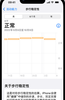 神木iPhone手机维修如何在iPhone开启'步行稳定性通知'