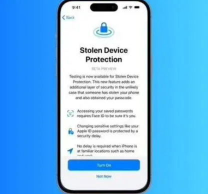 神木苹果授权维修店分享被盗设备保护功能开启方法 